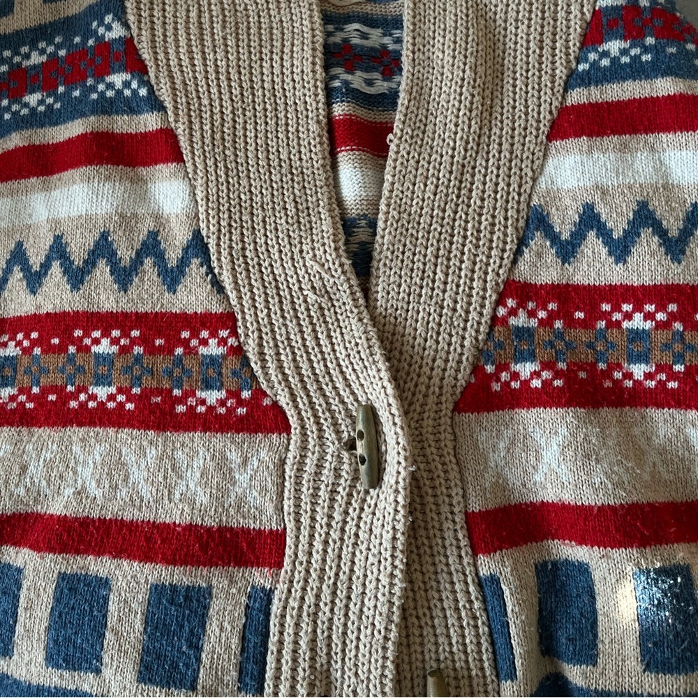 Vintage 1970's JULIE cardigan sweater size S-M